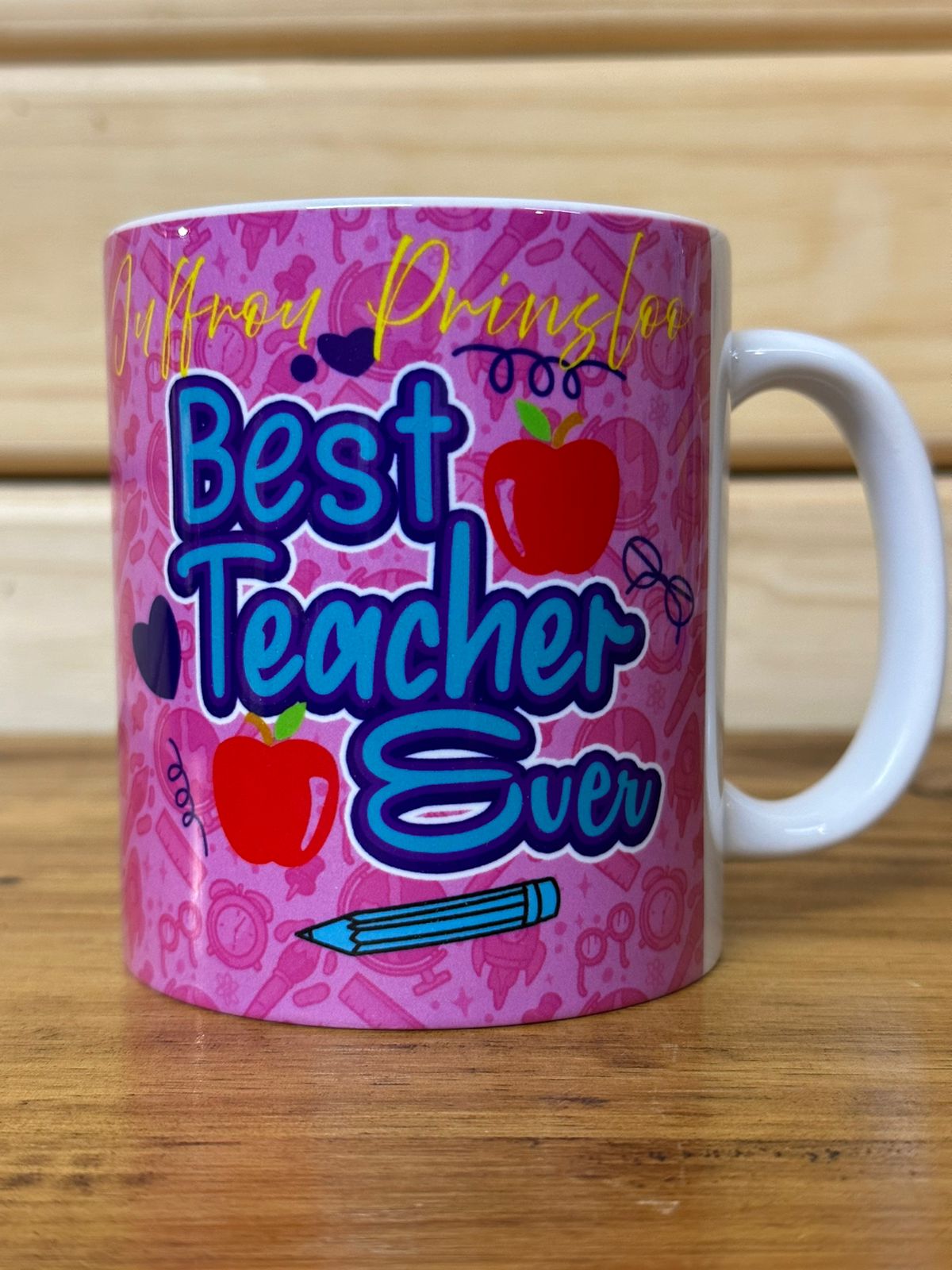 Pink Best Teacher