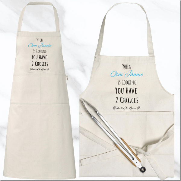 Personalized Apron - When "Name" Is Cooking
