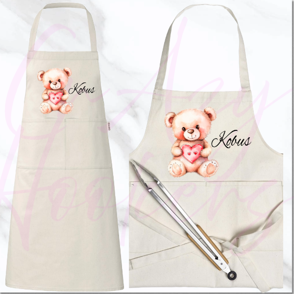 Personalized Apron - Teddy Bears