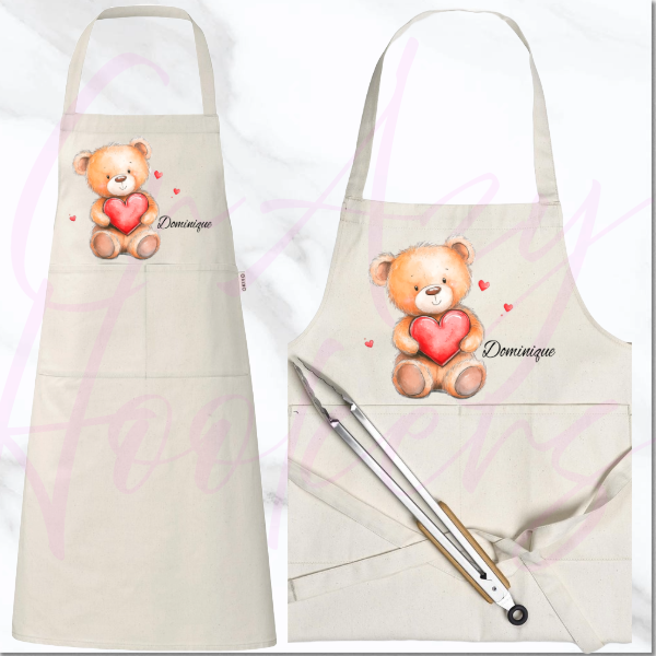 Personalized Apron - Teddy Bears