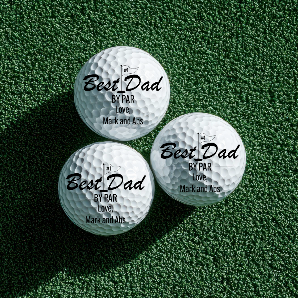 Personalized Golf Balls - Dad and Grandpa