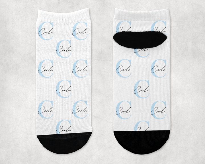 Personalized Name Ankle Sock- Add Your Name