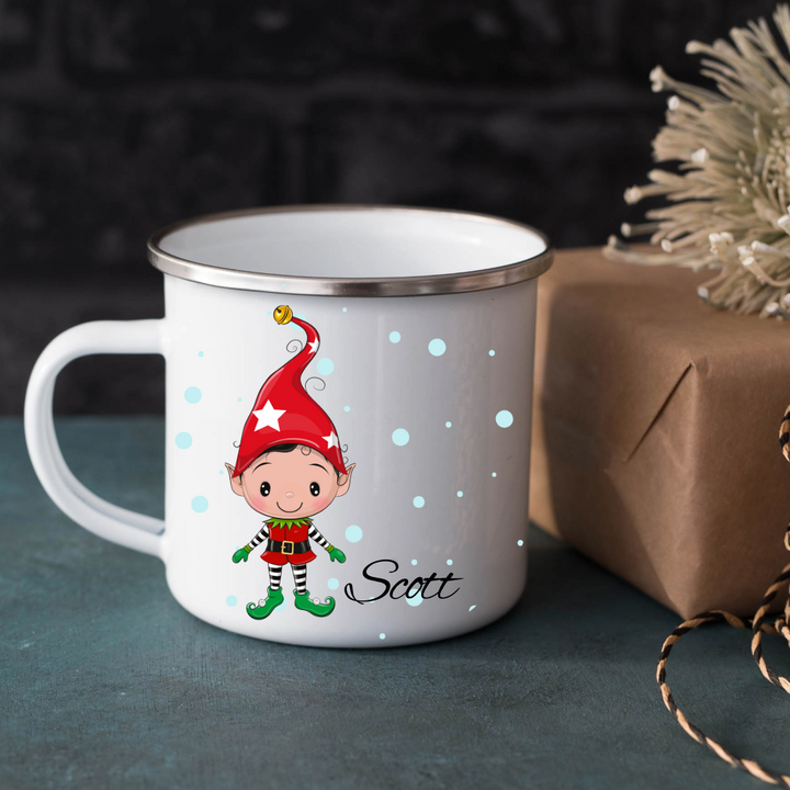 Personalized Christmas Mug - Elves