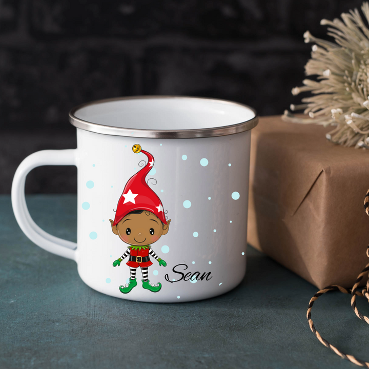 Personalized Christmas Mug - Elves