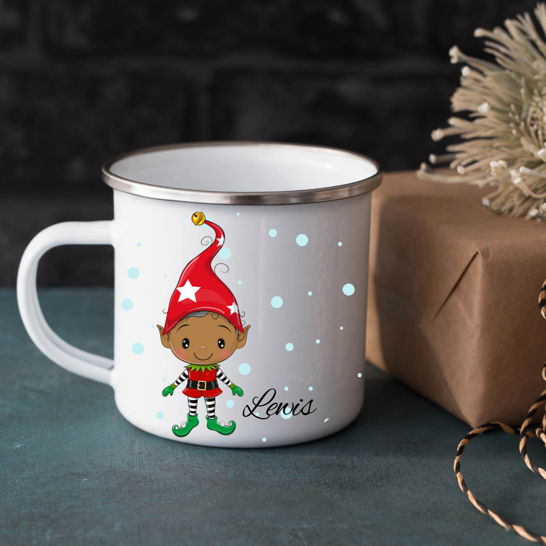 Personalized Christmas Mug - Elves