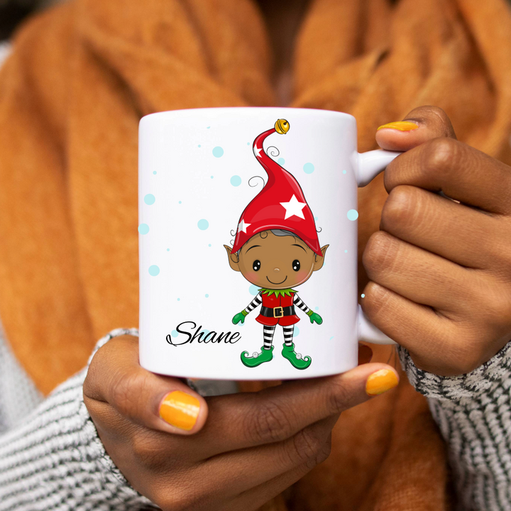 Personalized Christmas Mug - Elves