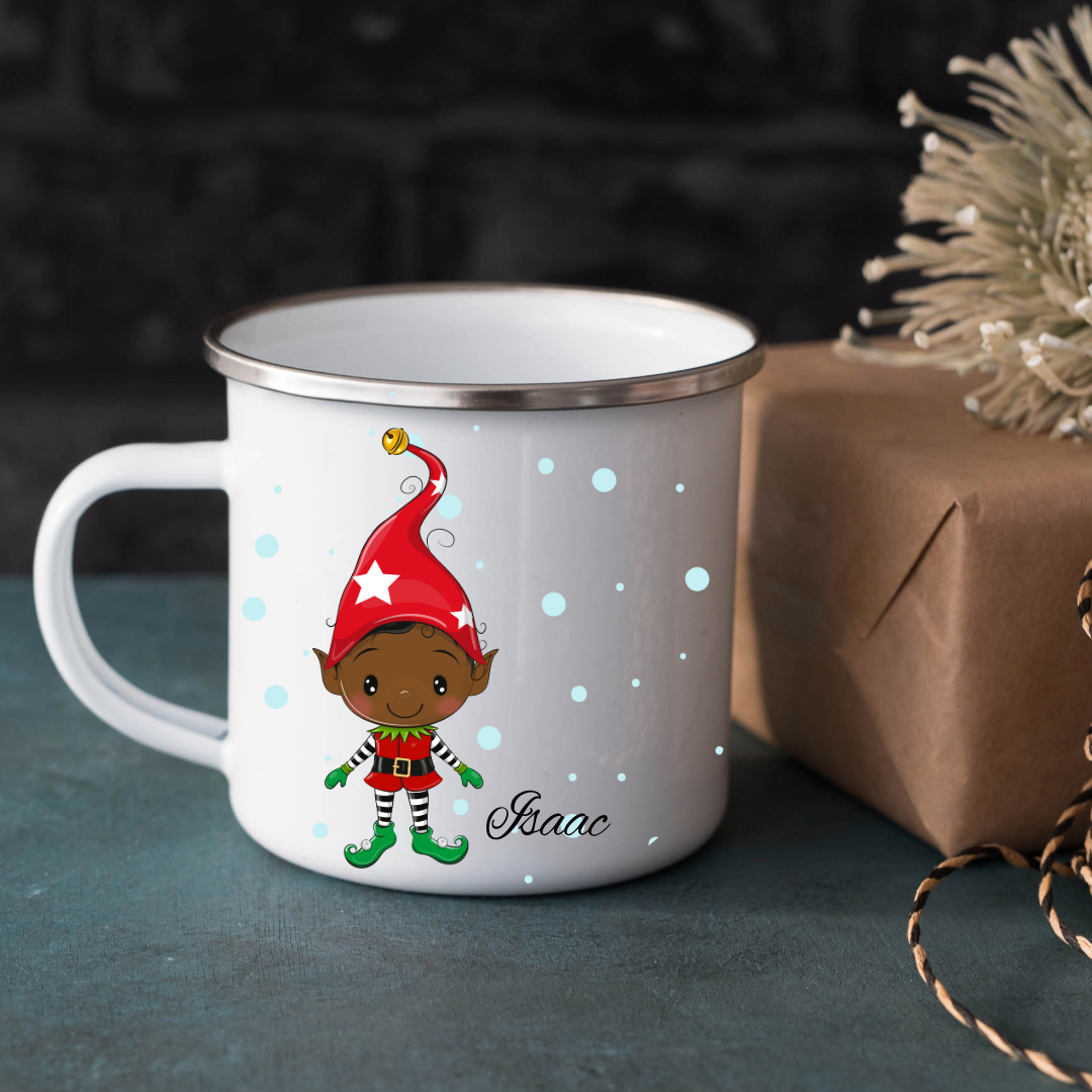 Personalized Christmas Mug - Elves