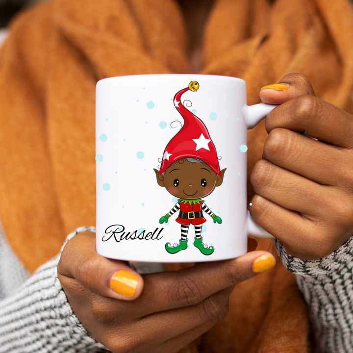 Personalized Christmas Mug - Elves