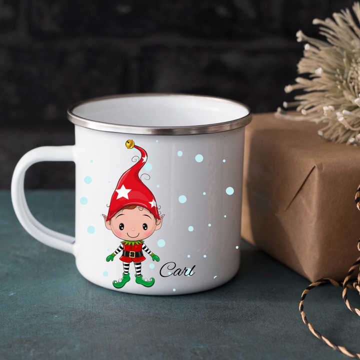 Personalized Christmas Mug - Elves