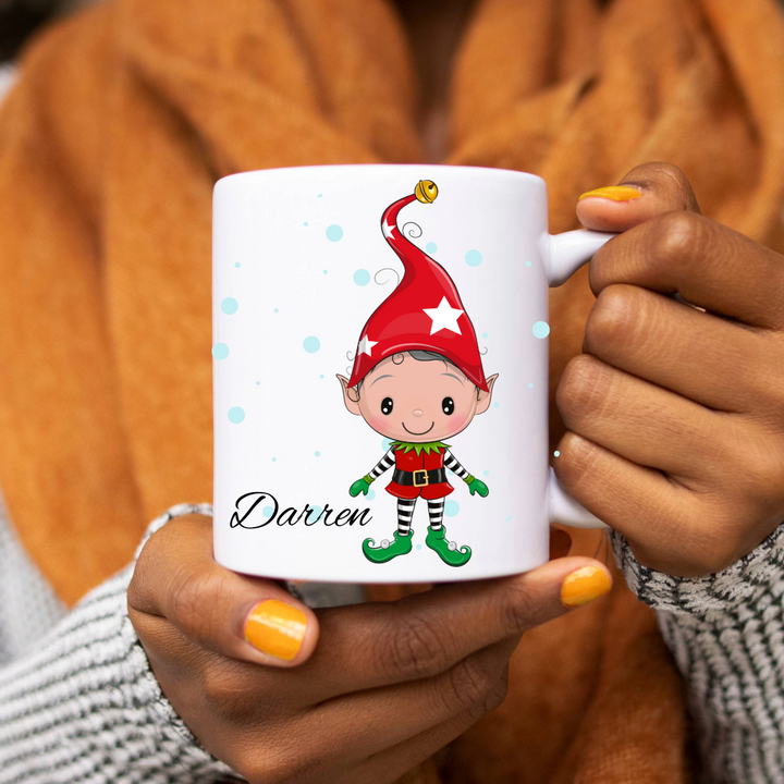 Personalized Christmas Mug - Elves