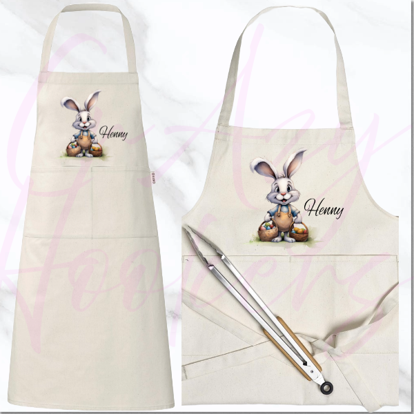 Personalized Apron - Easter Bunny