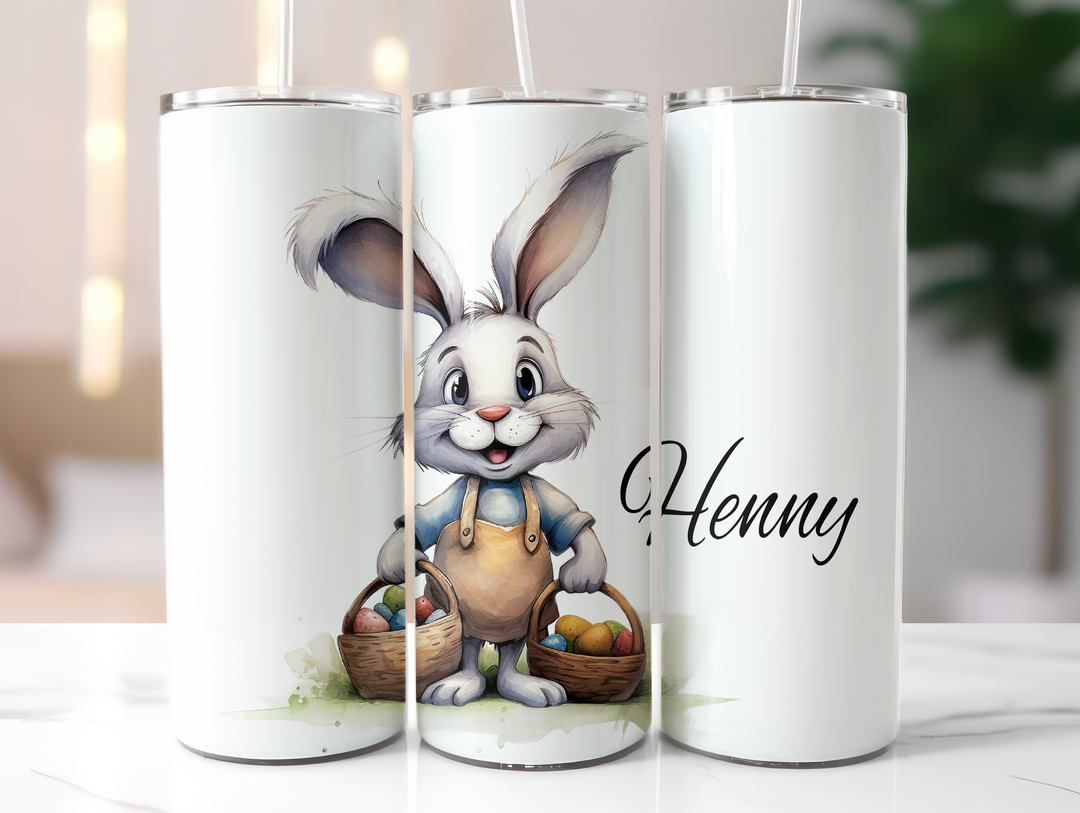 Personalized 20oz Tumblers - Easter Bunny