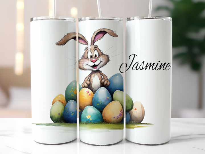 Personalized 20oz Tumblers - Easter Bunny