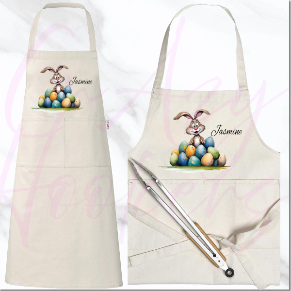 Personalized Apron - Easter Bunny