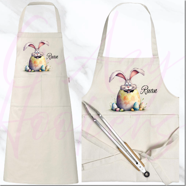 Personalized Apron - Easter Bunny