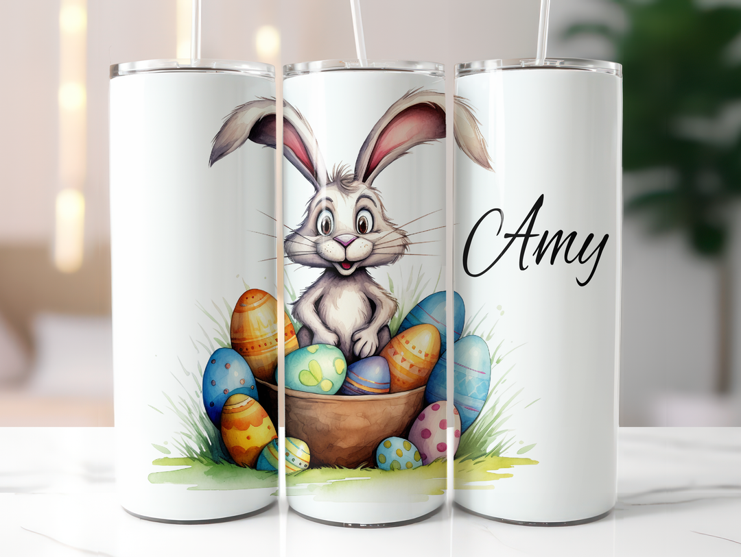 Personalized 20oz Tumblers - Easter Bunny
