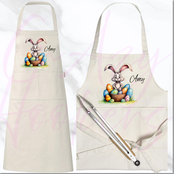 Personalized Apron - Easter Bunny