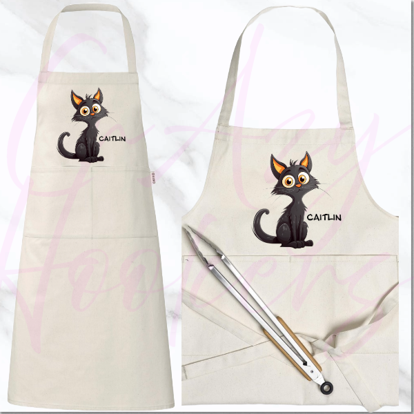 Personalized Apron - Quirky Cats