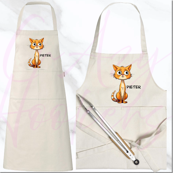 Personalized Apron - Quirky Cats
