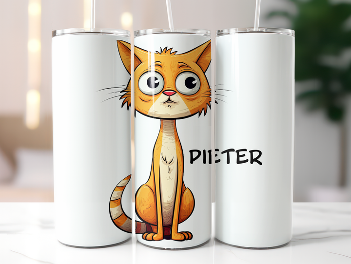 Personalized 20oz Tumbler - Quirky Cats