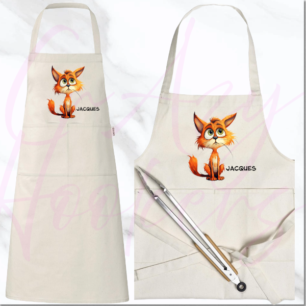 Personalized Apron - Quirky Cats