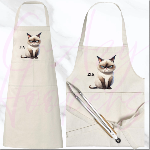 Personalized Apron - Quirky Cats