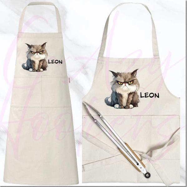 Personalized Apron - Quirky Cats