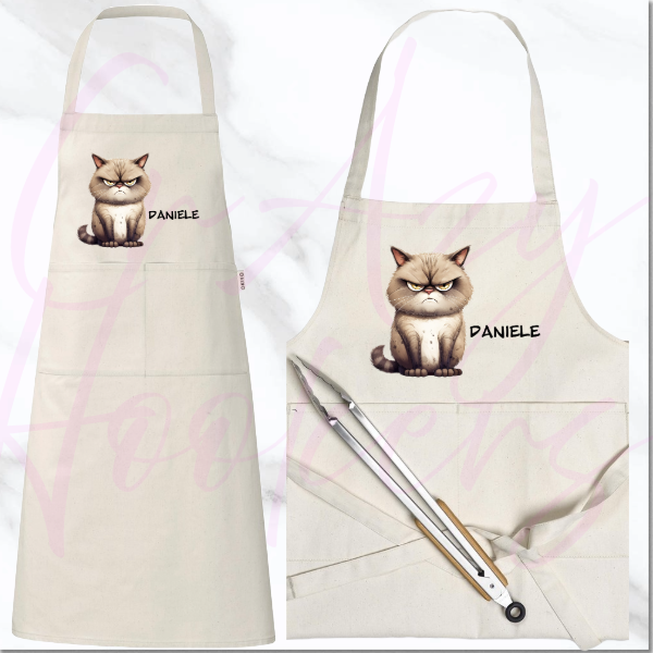 Personalized Apron - Quirky Cats