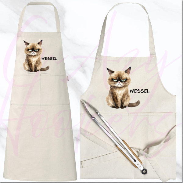 Personalized Apron - Quirky Cats
