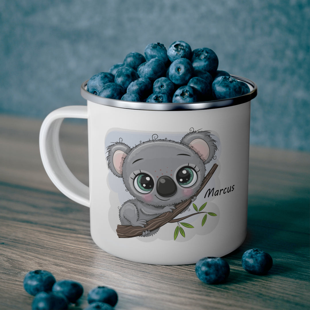 Personalized Enamel or Ceramic Mug - Koala