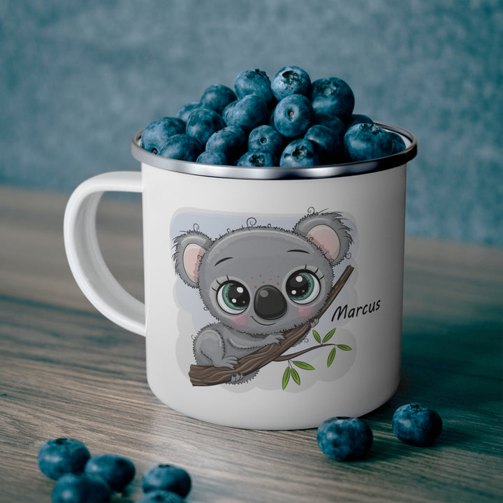 Personalized Enamel or Ceramic Mug - Koala