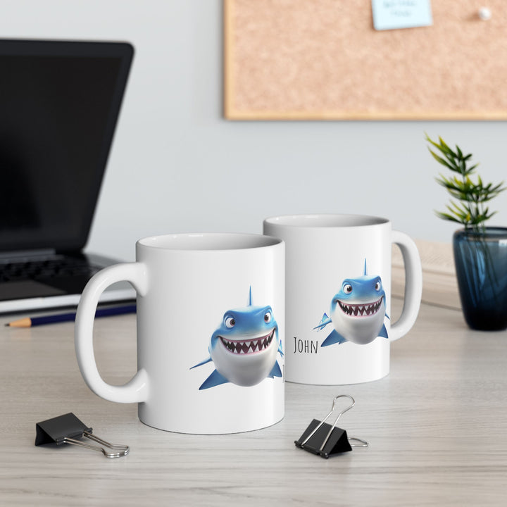 Personalized Enamel or Ceramic Mug - Sharks