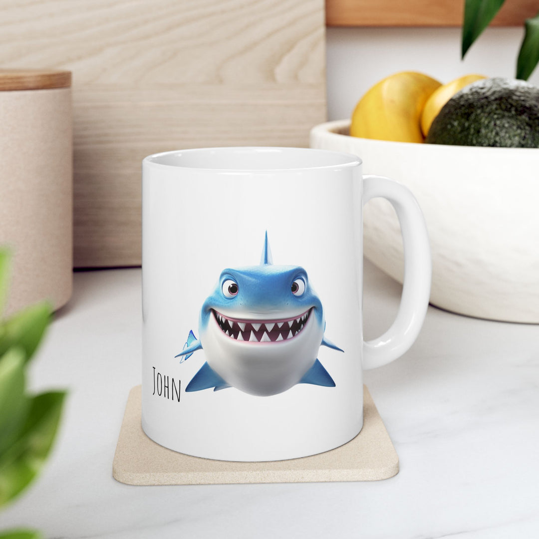 Personalized Enamel or Ceramic Mug - Sharks