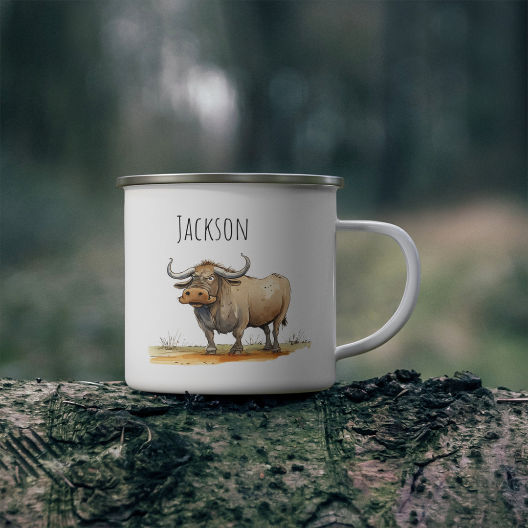 Personalized Enamel or Ceramic Mug - Buffalo