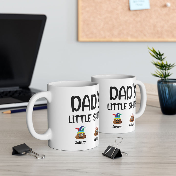 Personalized Enamel or Ceramic Mug - Little $h%ts