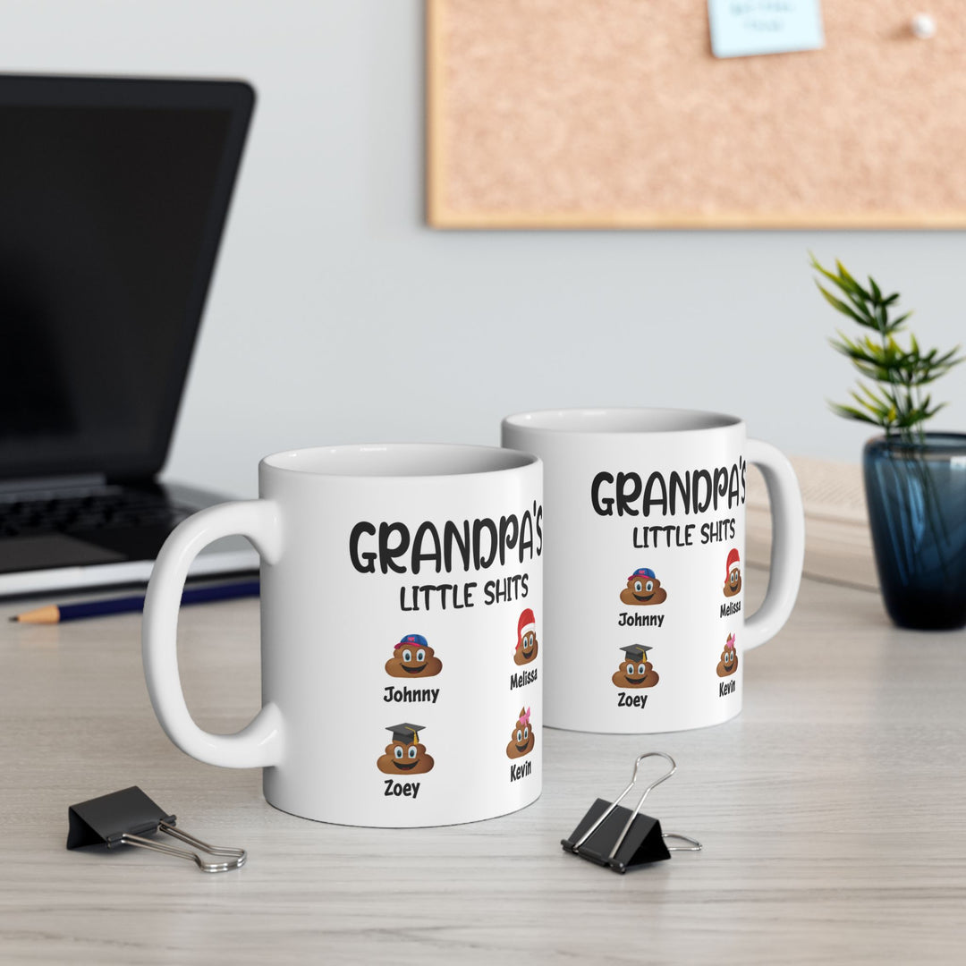 Personalized Enamel or Ceramic Mug - Little $h%ts
