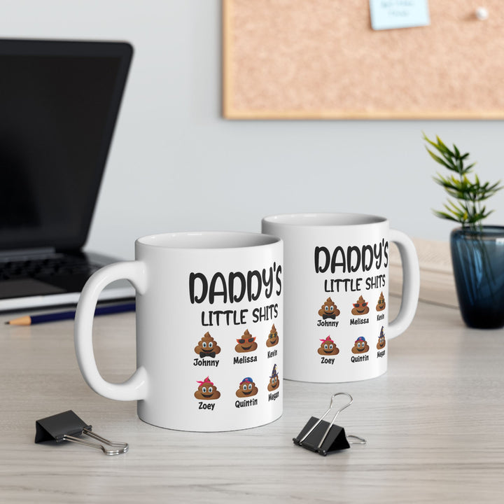 Personalized Enamel or Ceramic Mug - Little $h%ts