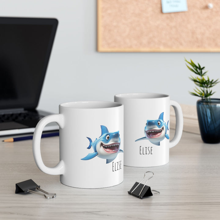 Personalized Enamel or Ceramic Mug - Sharks
