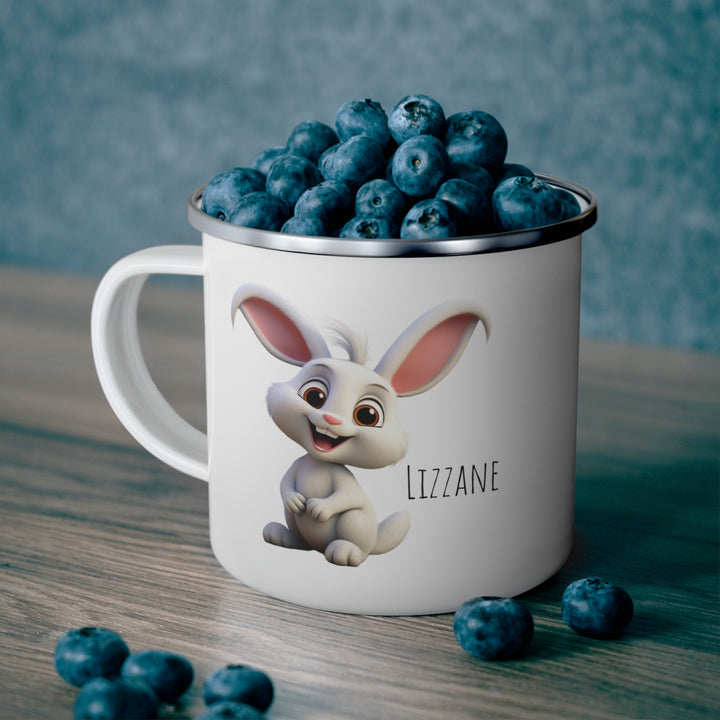 Personalized Enamel or Ceramic Mug - Bunny