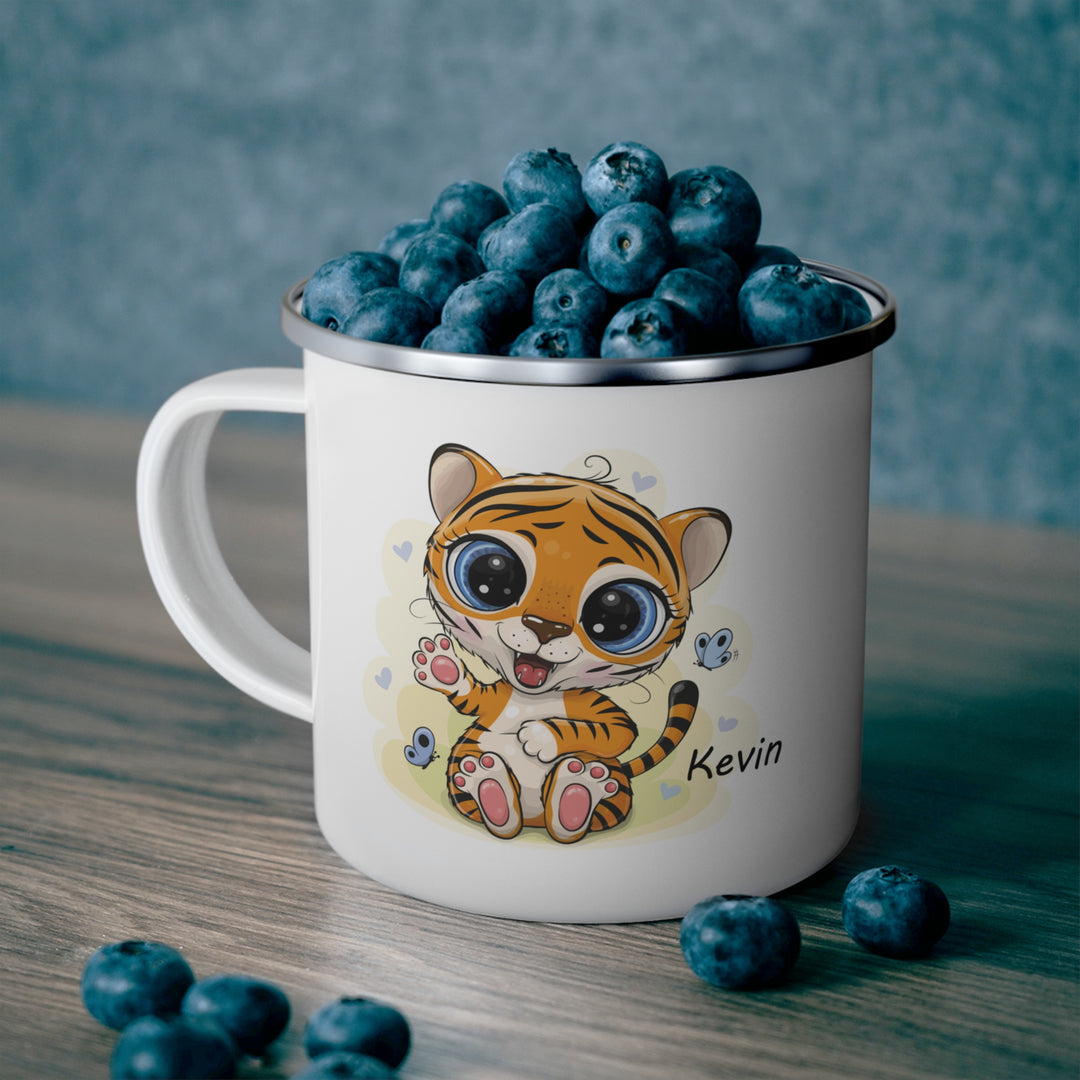 Personalized Enamel or Ceramic Mug - Cure Tiger