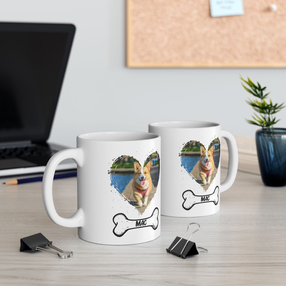 Personalized Enamel or Ceramic Mug - Animal Photo