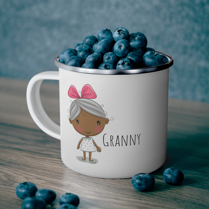 Personalized Enamel or Ceramic Mug - Female with Bow