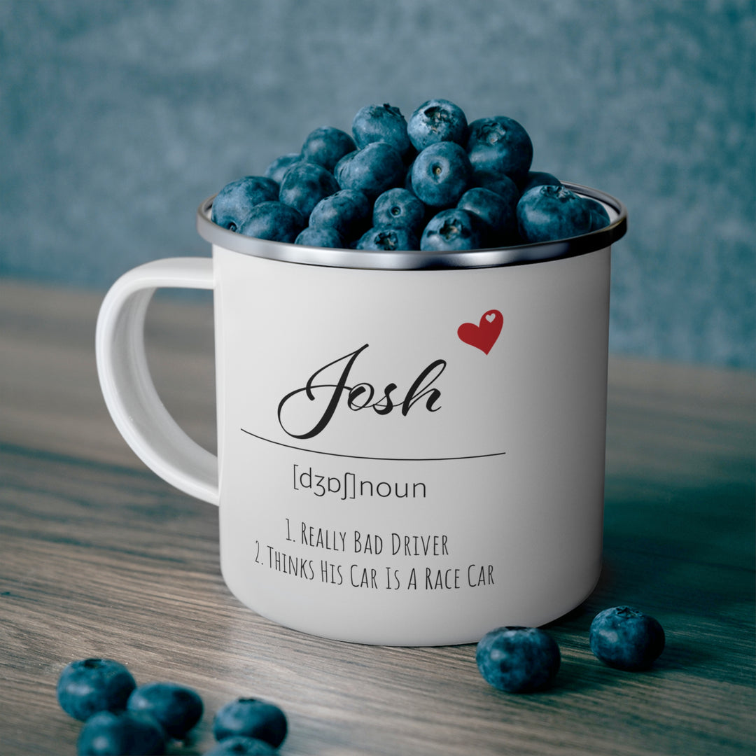 Personalized Enamel or Ceramic Mug - Fun Fact