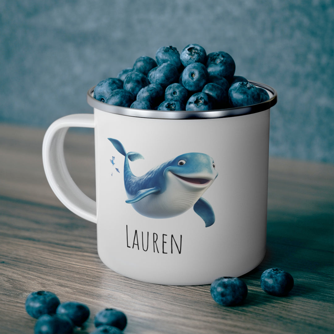 Personalized Enamel or Ceramic Mug - Dolphin
