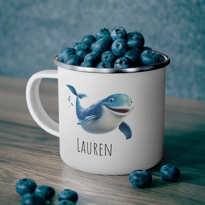 Personalized Enamel or Ceramic Mug - Dolphin