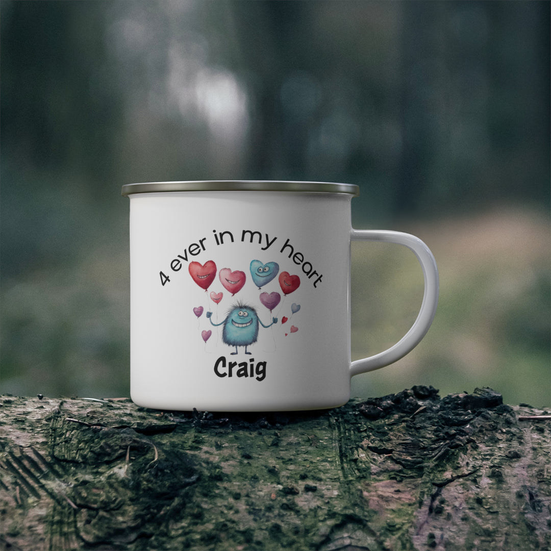Personalized Enamel or Ceramic Mug - Love Monsters