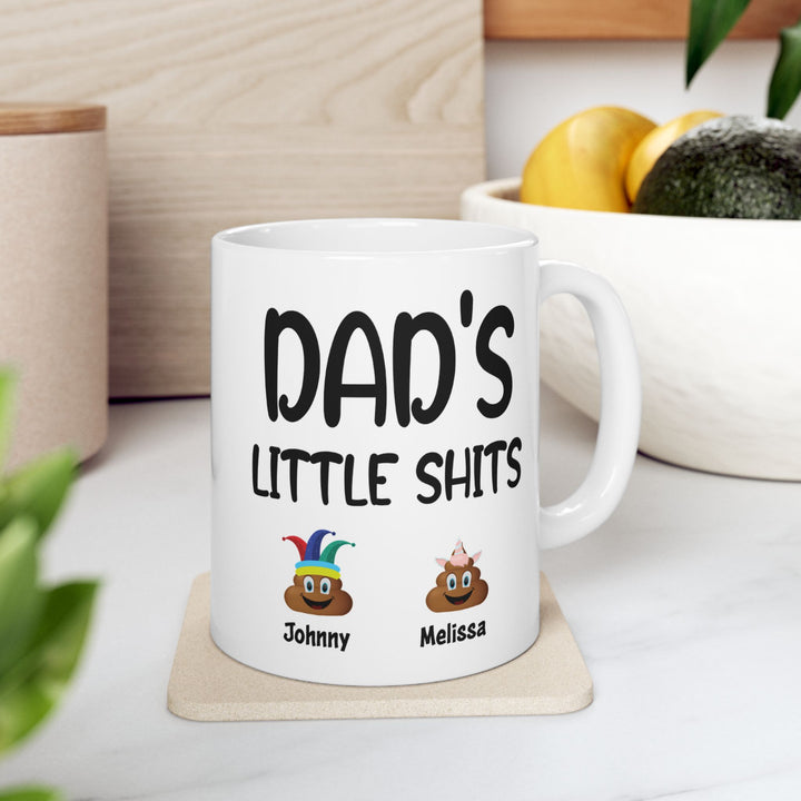 Personalized Enamel or Ceramic Mug - Little $h%ts