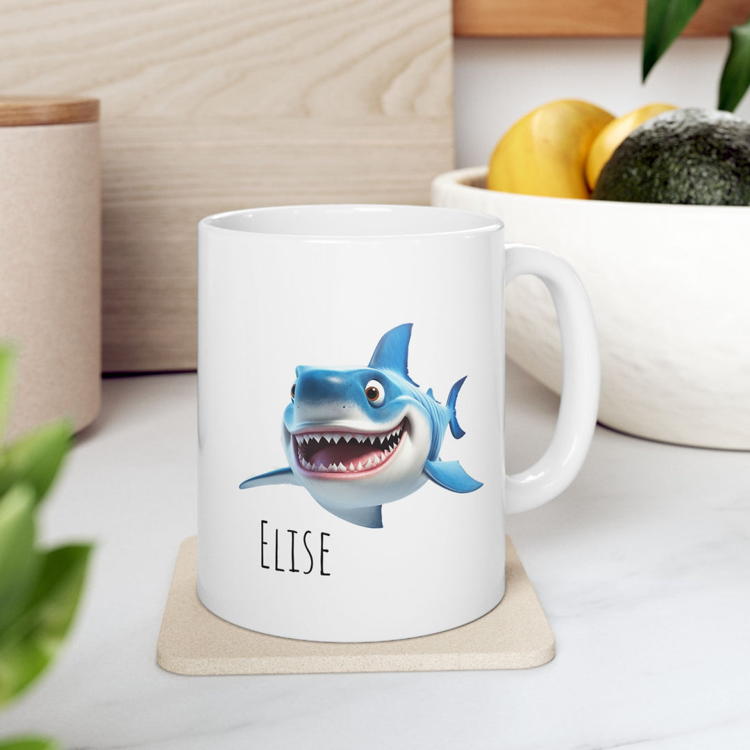 Personalized Enamel or Ceramic Mug - Sharks