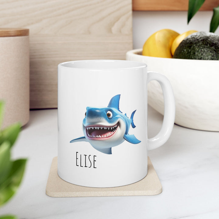 Personalized Enamel or Ceramic Mug - Sharks