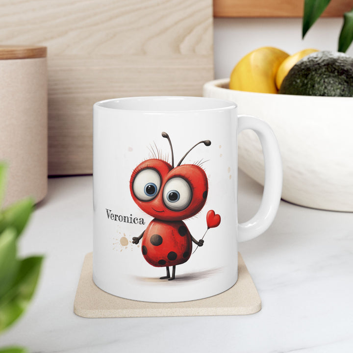 Personalised Enamel or Ceramic Mug - Love Bugs